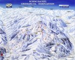 Skimapa Grossarltal 1 Zimní Alpy