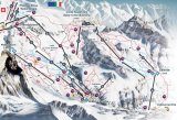 Skimapa Valtournenche 1 Zimní Alpy
