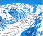 Skimapa Hungerberg/ Oberwald 1 Zimní Alpy