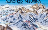 Skimapa Auronzo 1 Zimní Alpy
