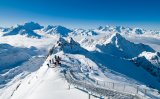 Verbier - ledovec Mont Fort 1 Zimní Alpy