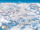 Skimapa Lech a Zürs 2 Zimní Alpy