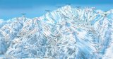 Skimapa Les Trois Vallées - ledovec Mont de Peclet 1 Zimní Alpy