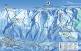 Skimapa Chamonix Mont-Blanc 2 Zimní Alpy