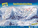 Skimapa Katschberg 1 Zimní Alpy