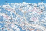 Skimapa Lienzer Dolomiten 1 Zimní Alpy
