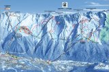 Skimapa La Brévent - La Flégére 1 Zimní Alpy