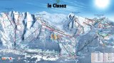 Skimapa La Clusaz 1 Zimní Alpy