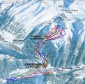 Skimapa Termignon 1 Zimní Alpy