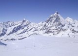 Ledovec Klein Matterhorn 1 Zimní Alpy