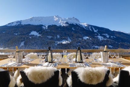 Klosters Zimní Alpy