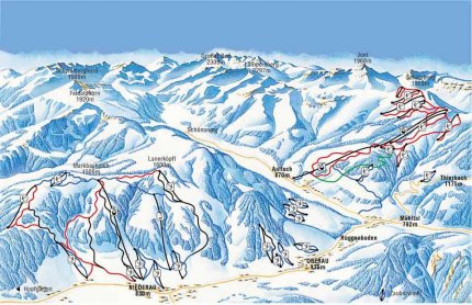 Oberau Zimní Alpy