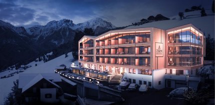Berghotel Zirm Zimní Alpy