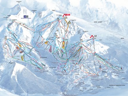 Courchevel Zimní Alpy