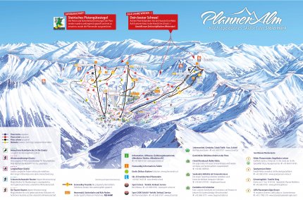 Planneralm Zimní Alpy