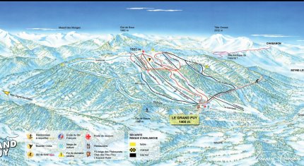 Seyne-Le Grand Puy Zimní Alpy