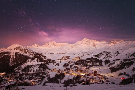 La Plagne Skiregion Zimní Alpy
