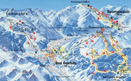 Graukogel – Bad Gastein Zimní Alpy