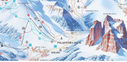 Palafavera Zimní Alpy