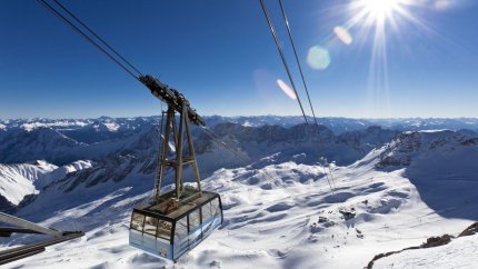 Garmisch-Partenkirchen Zimní Alpy