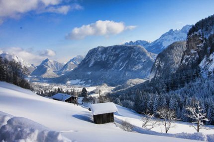 Lofer Skiregion Zimní Alpy