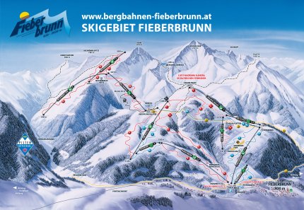 Fieberbrunn Zimní Alpy