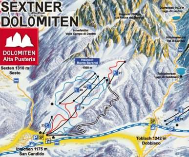 Innichen - San Candido Zimní Alpy