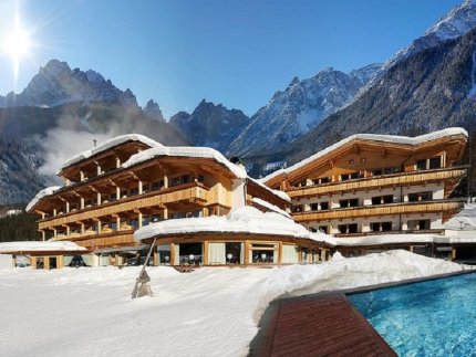 Berghotel-Sexten Zimní Alpy