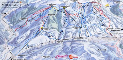 Gstaad Mountain Rides Zimní Alpy