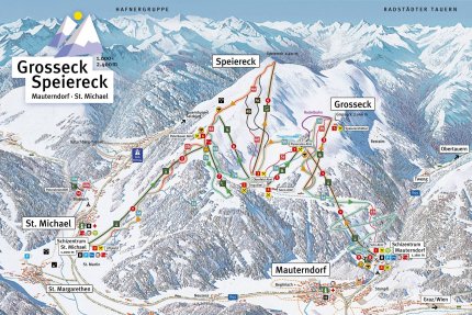 Großeck - Speiereck Zimní Alpy