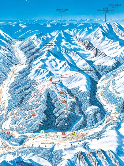 Valdidentro Zimní Alpy