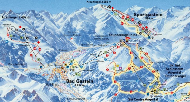 Sportgastein Zimní Alpy