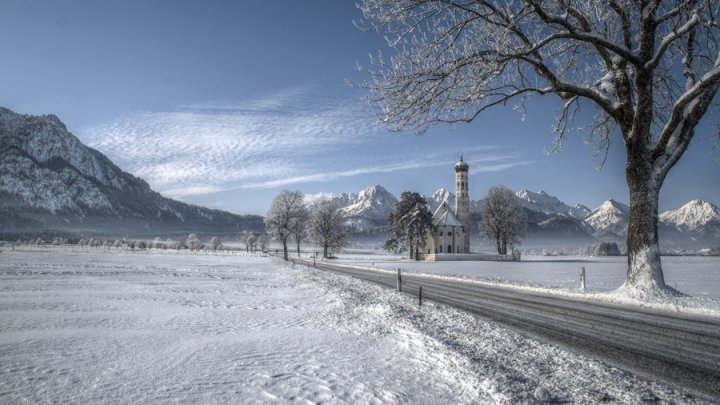 Ostallgäu Zimní Alpy