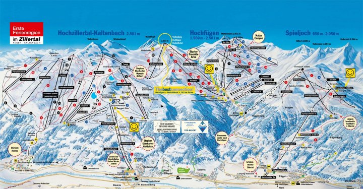 Hochzillertal - Hochfügen - Spieljoch Zimní Alpy