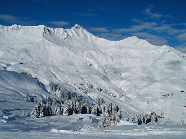 Les Portes du Soleil (CH) Zimní Alpy