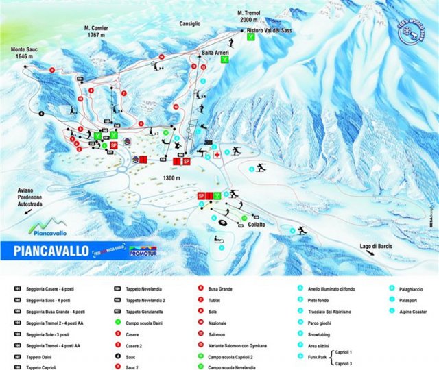 Piancavallo Zimní Alpy