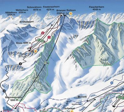 Brienzer Rothorn (Schönenboden, Eisee, Brienzer Rothorn) Zimní Alpy