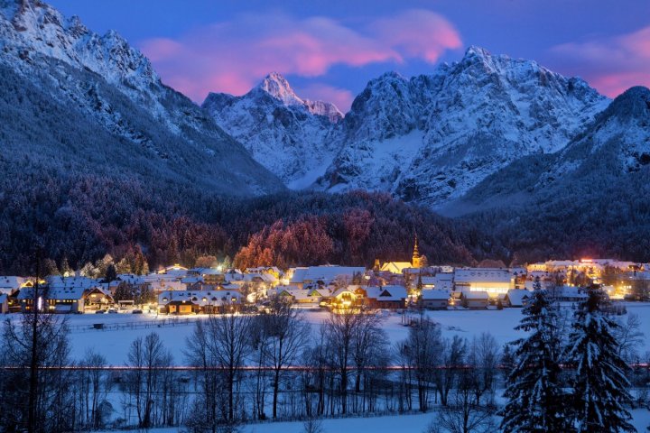 Kranjska Gora Zimní Alpy