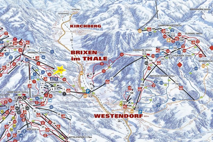 Westendorf Zimní Alpy