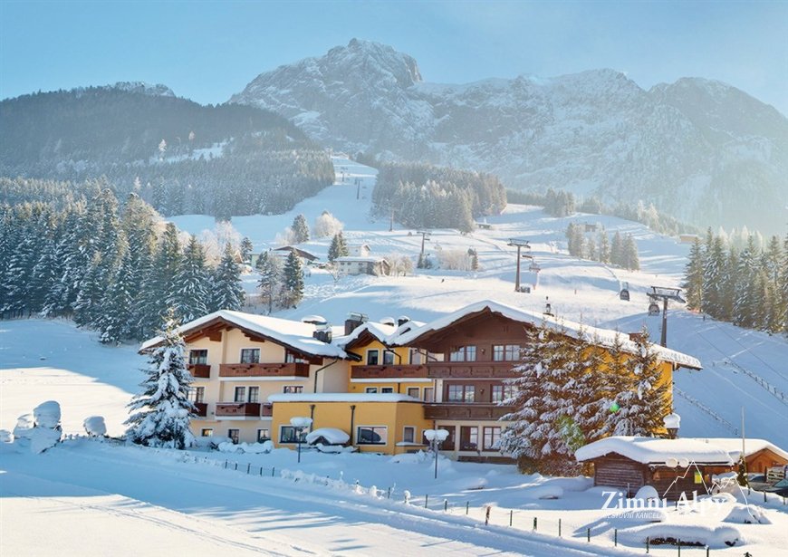 Gasthaus Landhotel Traunstein Zimní Alpy